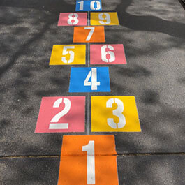 School, Playgrounds Line Markings By South East Line Marking