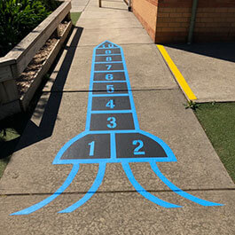 School, Playgrounds Line Markings By South East Line Marking