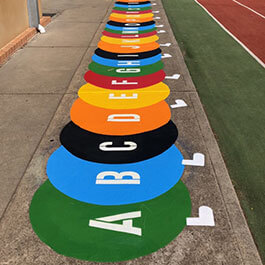 School, Playgrounds Line Markings By South East Line Marking