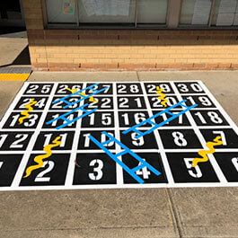 School, Playgrounds Line Markings By South East Line Marking