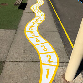 School, Playgrounds Line Markings By South East Line Marking