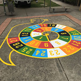 School, Playgrounds Line Markings By South East Line Marking